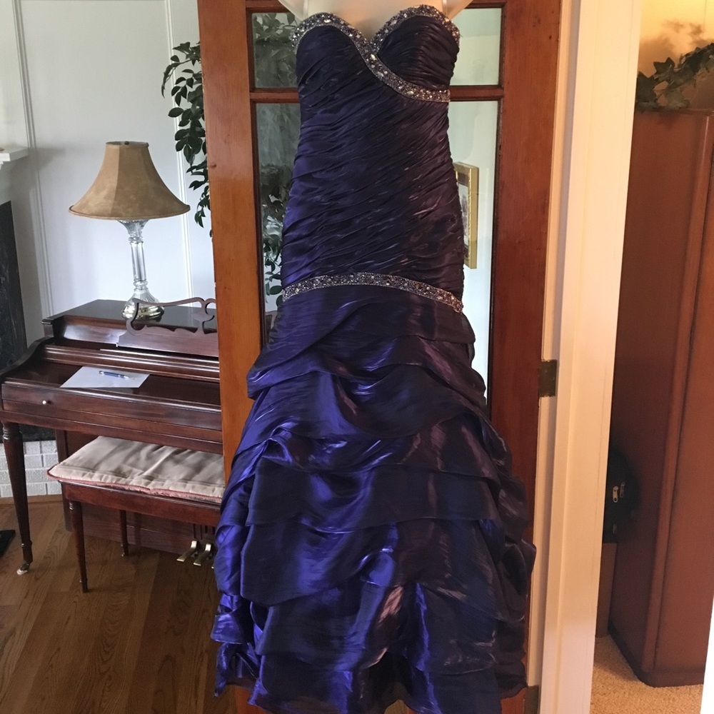 Purple formal gown